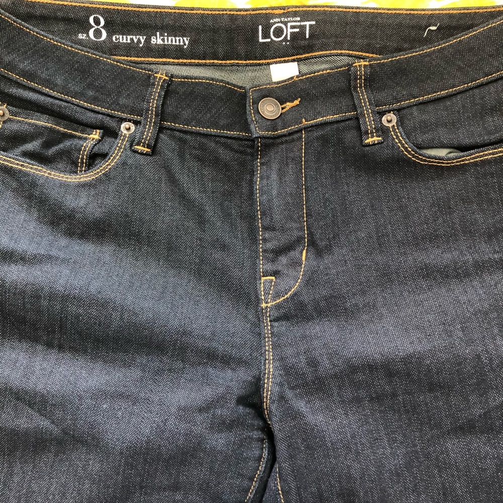Any Taylor Loft size 8 curvy skinny jeans